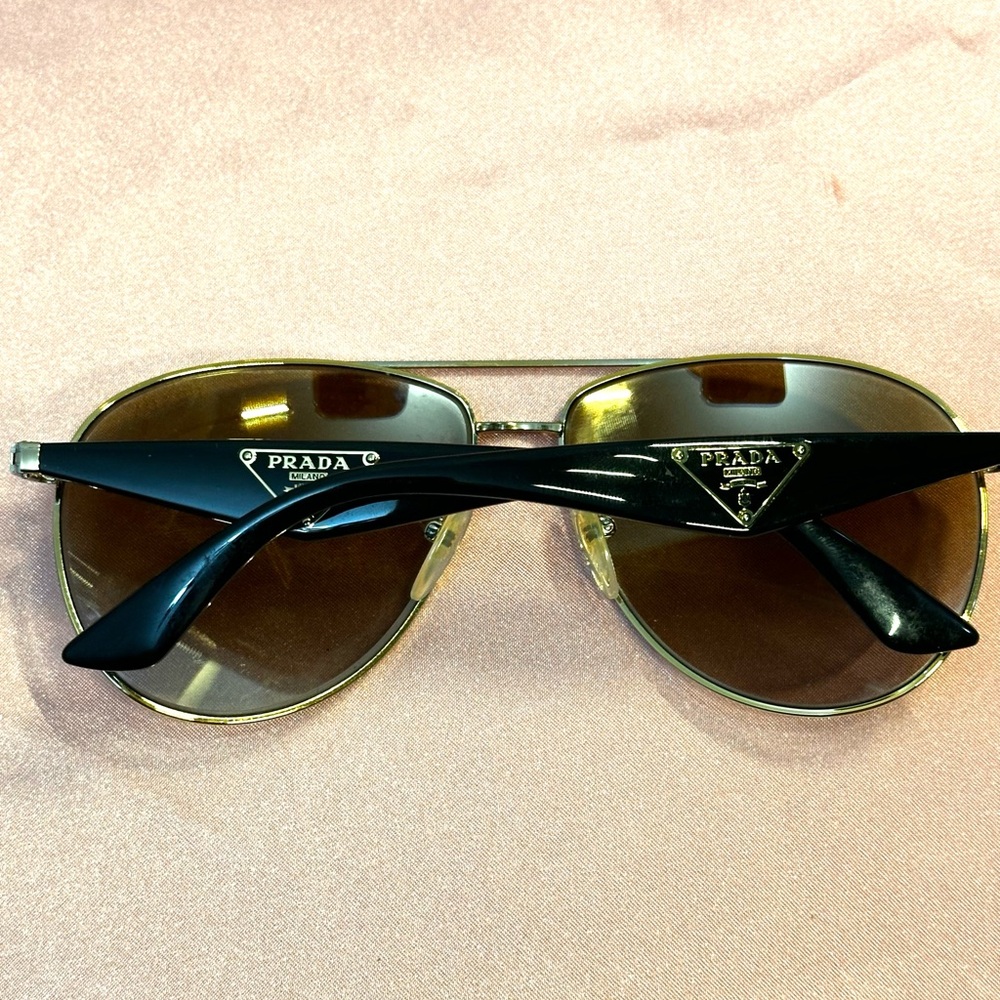 Prada Aviator Sunglasses w/ Case - Picture 8 of 10